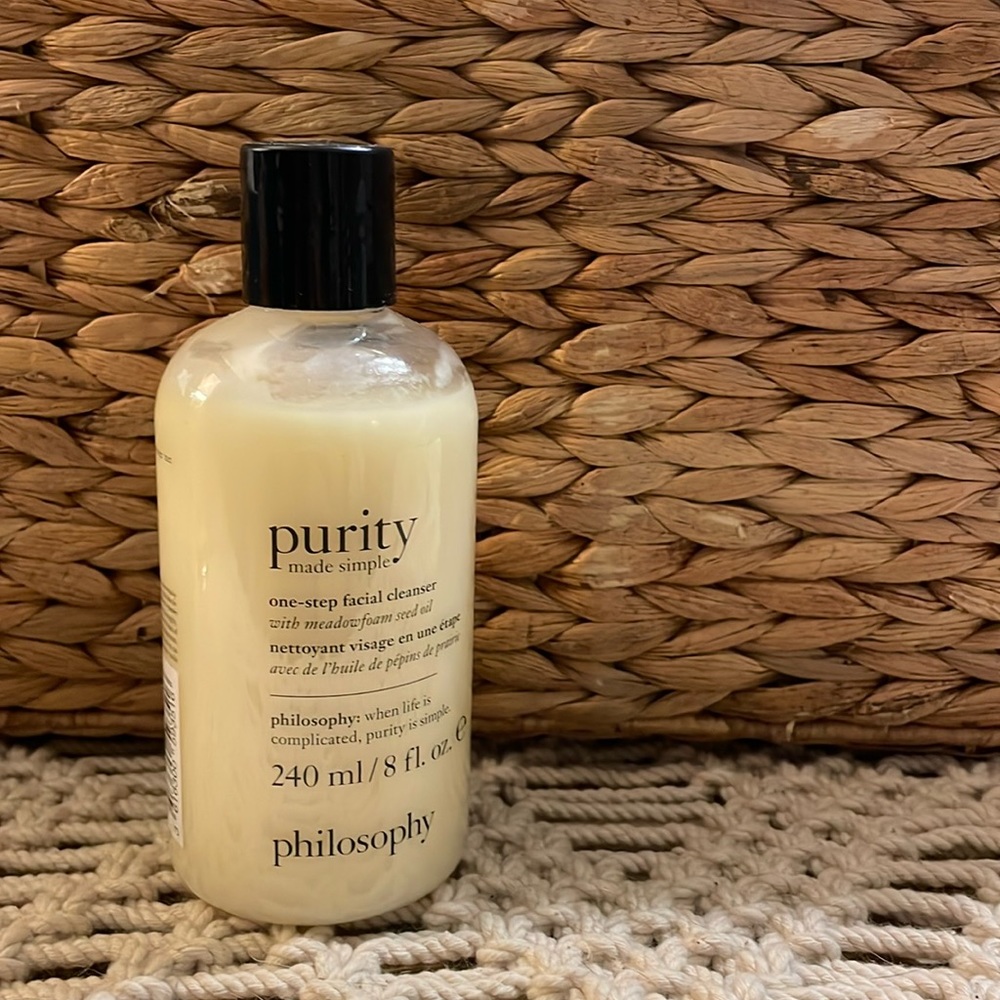 Brand new unopened 8oz philosophy one-step facial cleanser